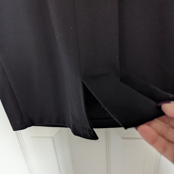 Women's (Size 6) Black Cocktail Dress with Beaded Neckline - Picture 2 of 11